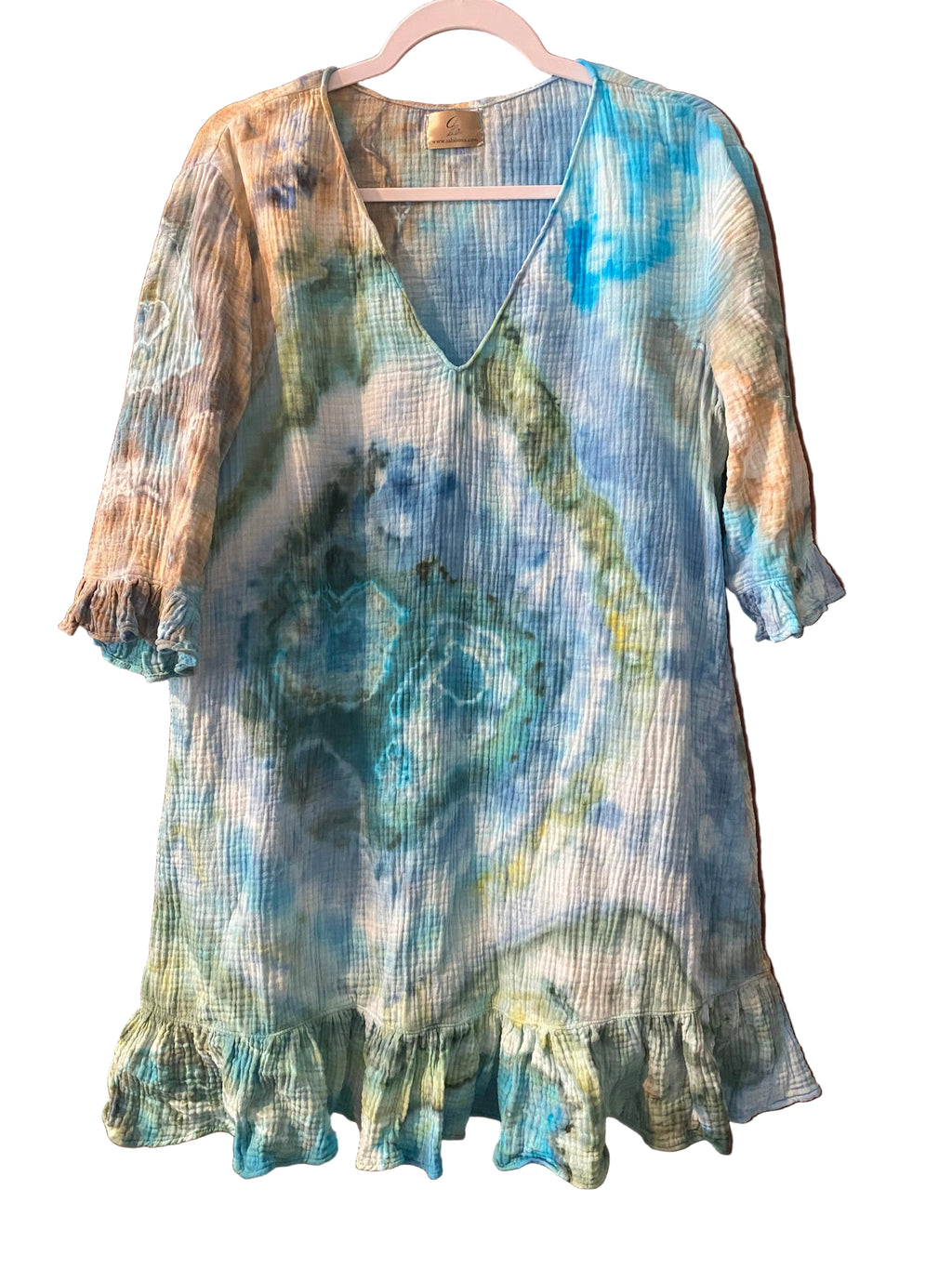 Sea Glass Dreams Cotton Gauze Dress