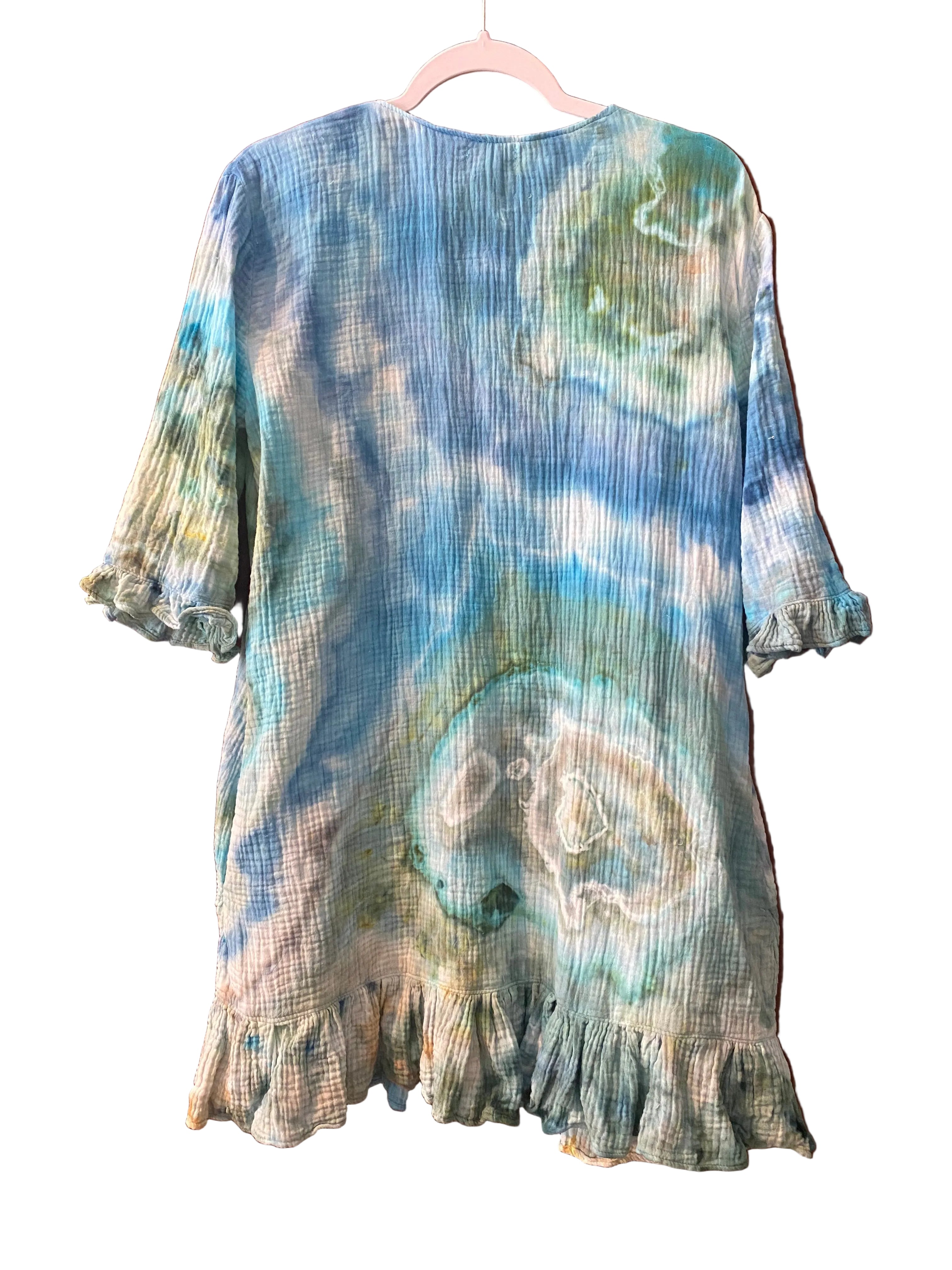 Sea Glass Dreams Cotton Gauze Dress