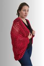 COTTON SHRUG OVERSIZED CARDIGAN