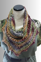 CINNAMON CEDAR CROCHET FALL COWL