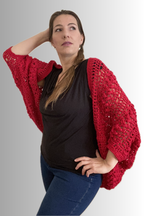 COTTON SHRUG OVERSIZED CARDIGAN