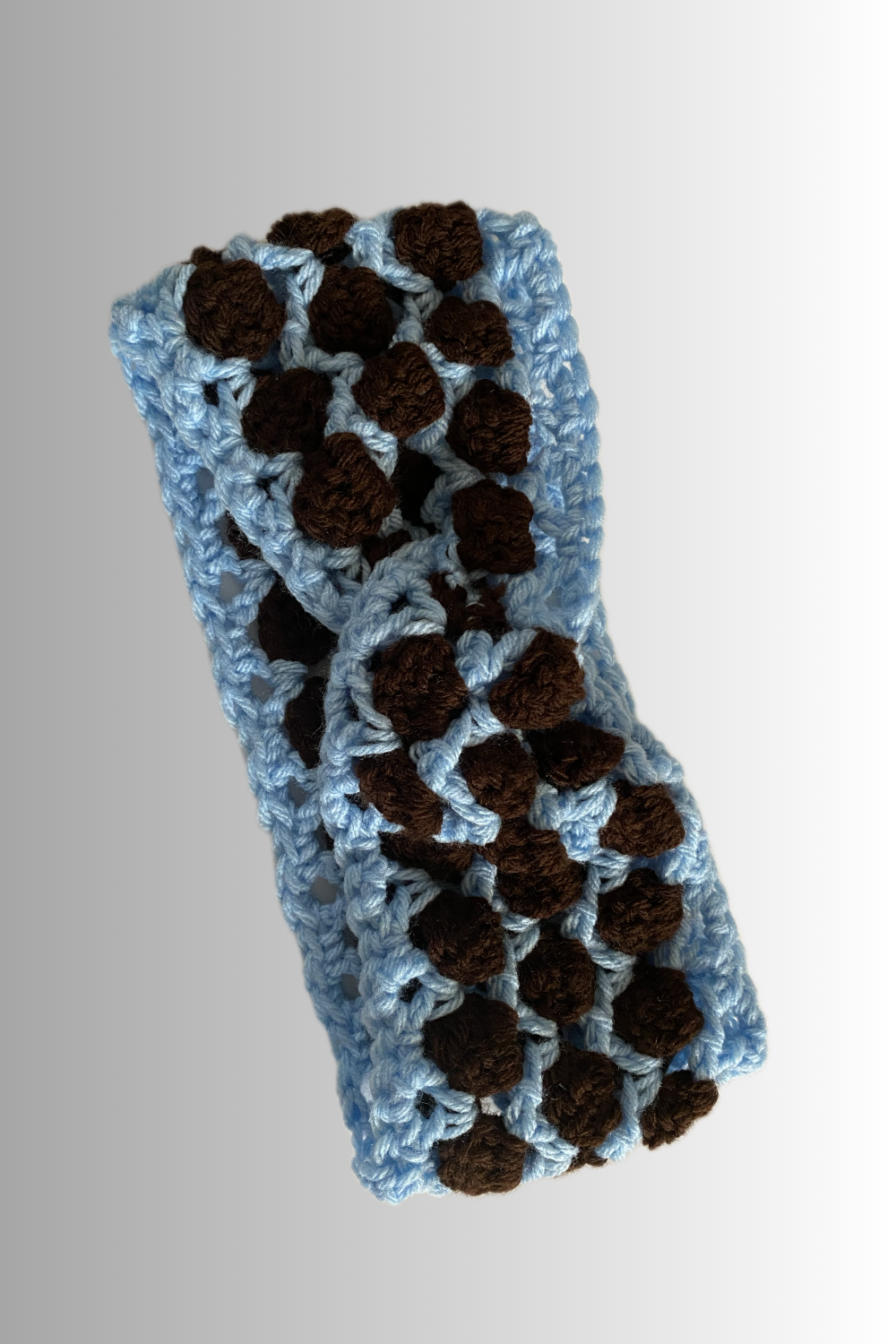 BLUE DARK BROWN HEADBAND