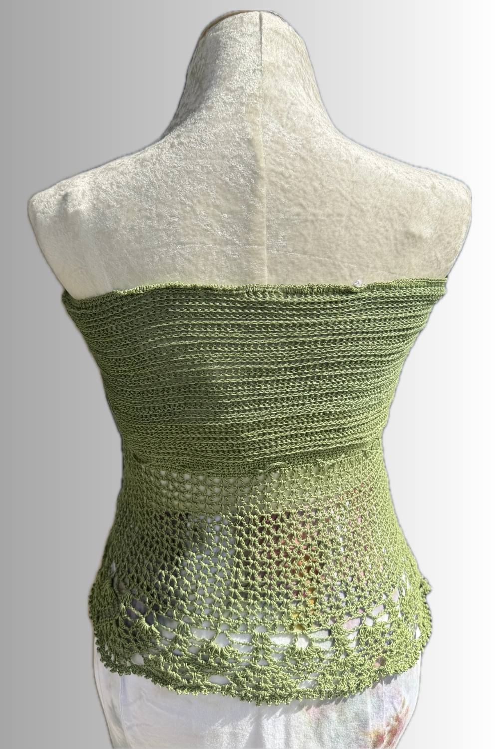 Sage Green Ruched Tie-Front Top