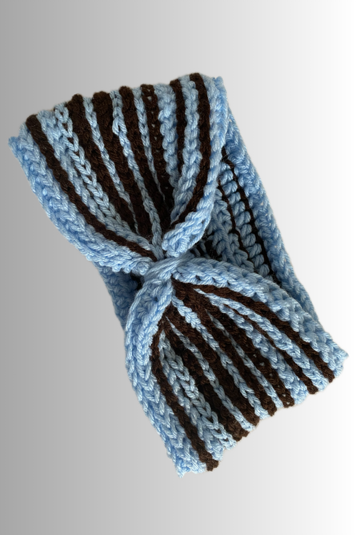 BLUE DARK BROWN HEADBAND