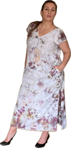 THE MAXI RAYON SKIRT WITH SIDE SLITS