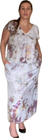 THE MAXI RAYON SKIRT WITH SIDE SLITS