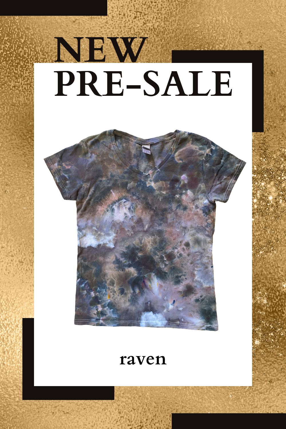 V NECK COTTON TEE - PRESALE