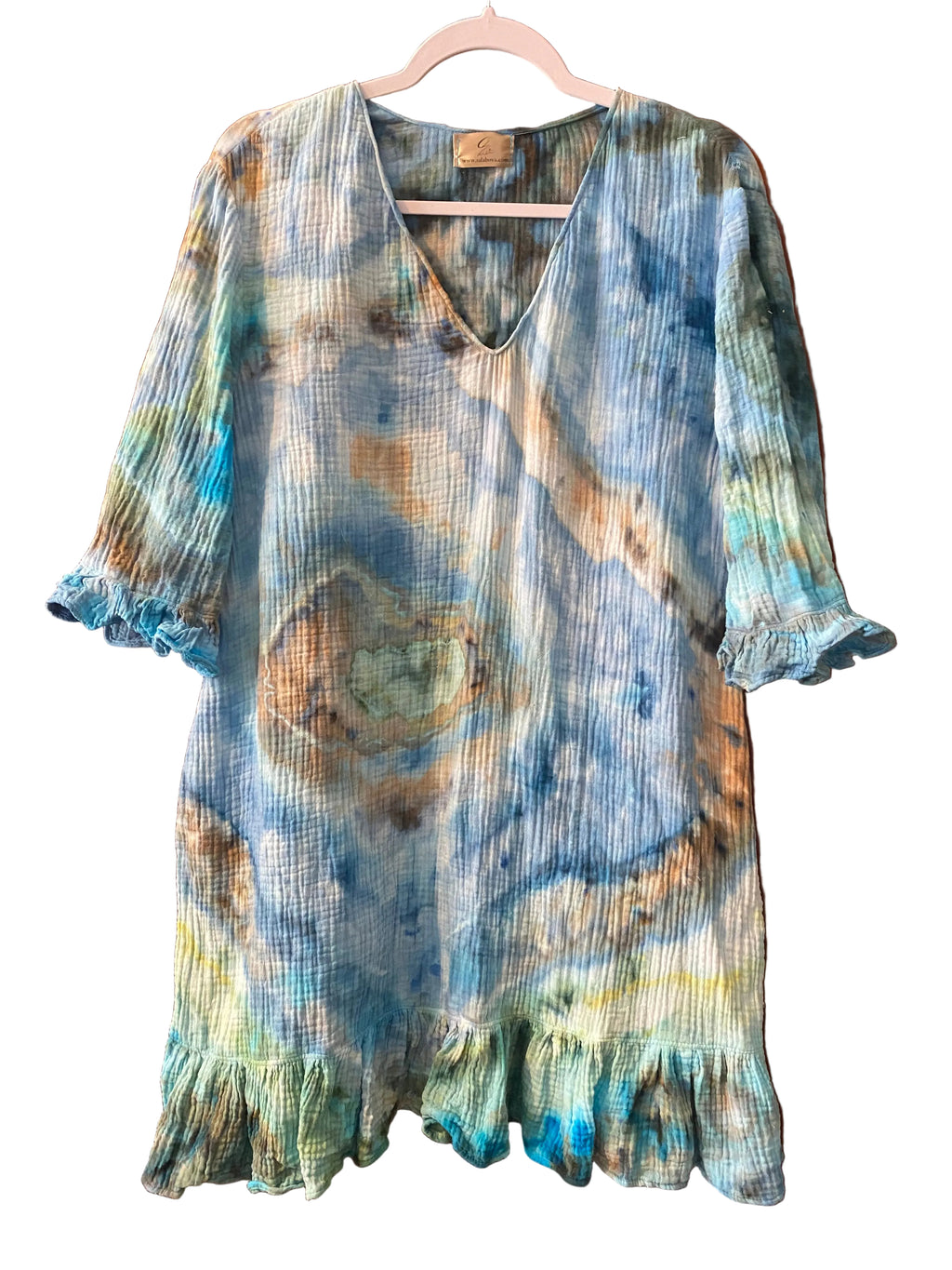 Sea Glass Dreams Cotton Gauze Dress