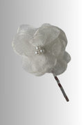 ORGANZA FLOWER PIN SMALL