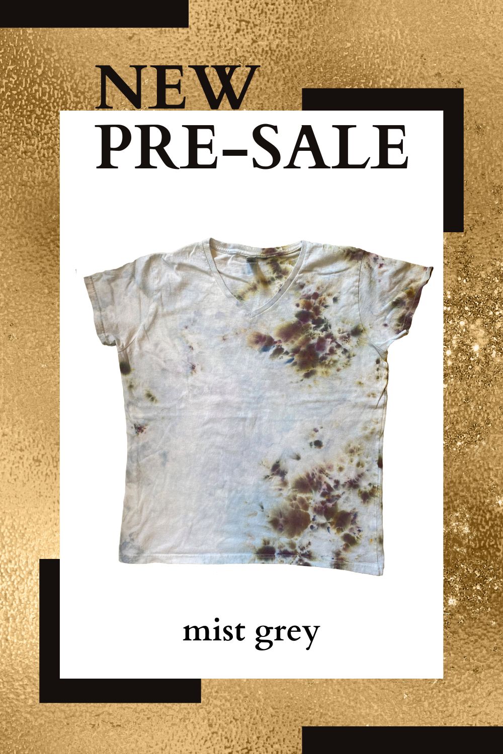 V NECK COTTON TEE - PRESALE
