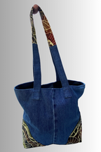 OPEN TOP DENIM HANDBAG