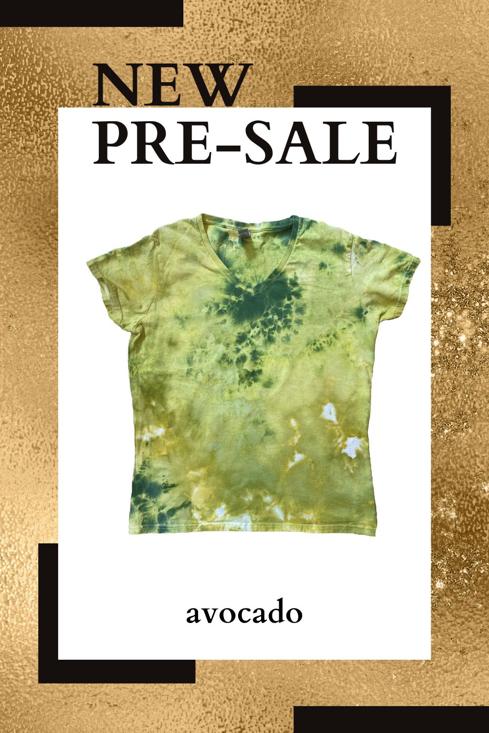 V NECK COTTON TEE - PRESALE