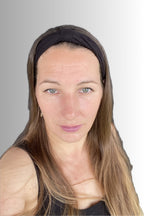 YOGA COLLECTION SIMPLE KNOTTED HEADBAND BLACK