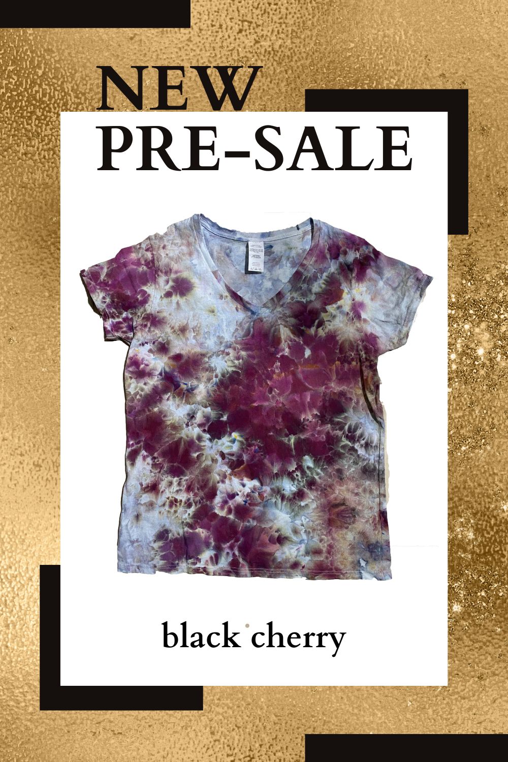 V NECK COTTON TEE - PRESALE