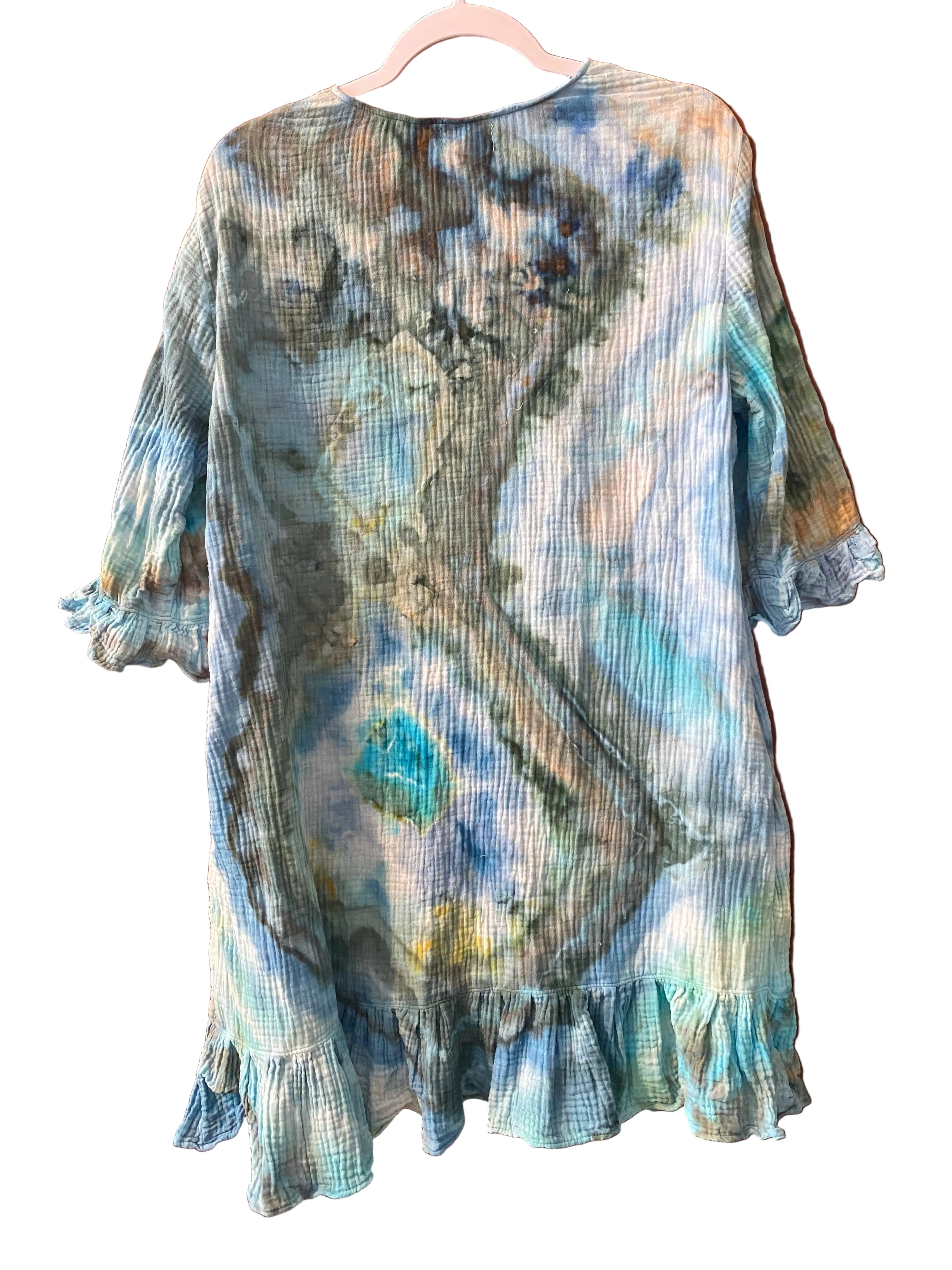 Sea Glass Dreams Cotton Gauze Dress