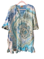 Sea Glass Dreams Cotton Gauze Dress