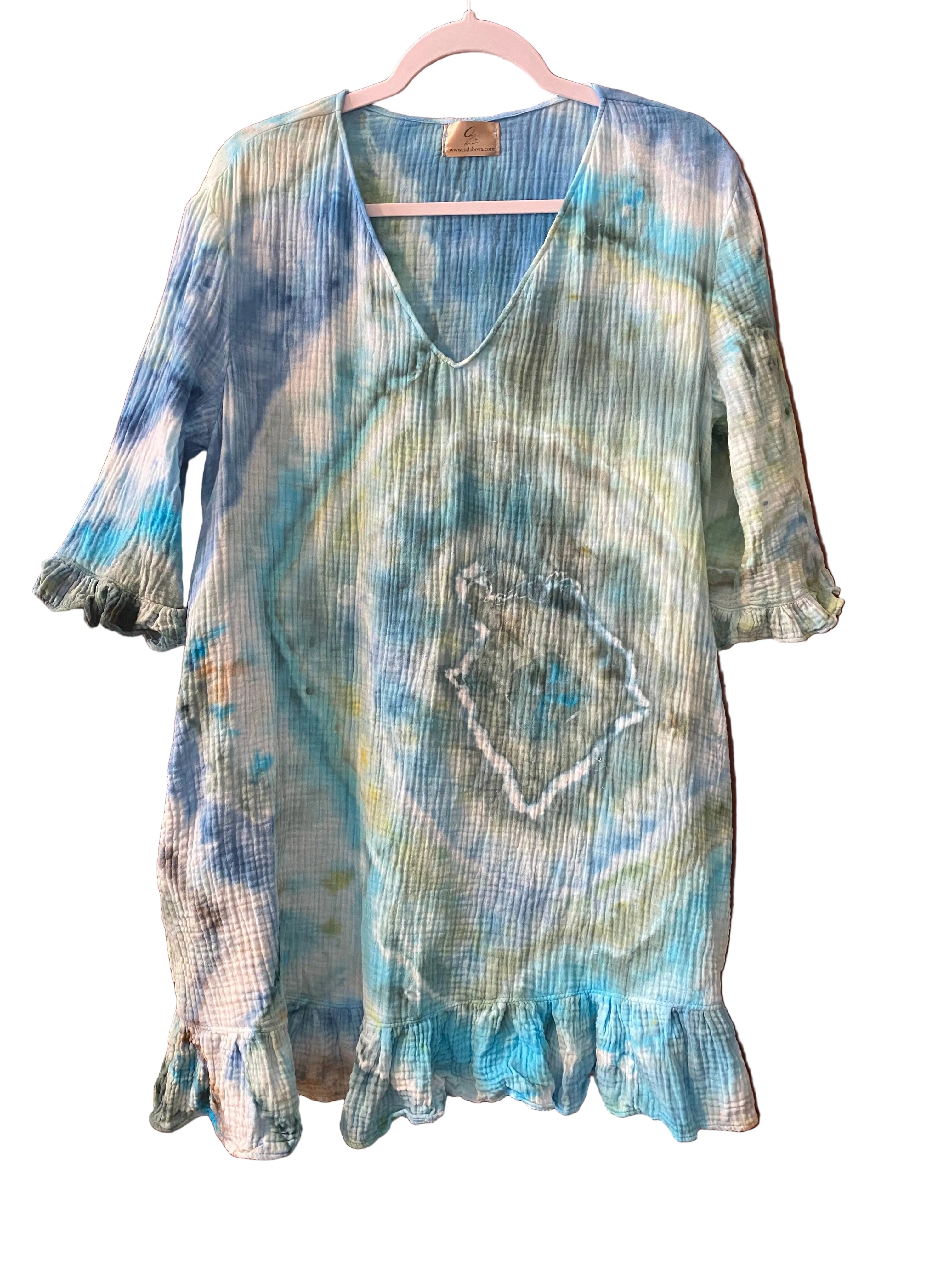 Sea Glass Dreams Cotton Gauze Dress