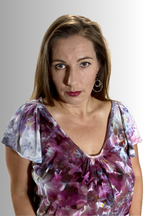 FLUTTER-SLEEVE V-NECK BLOUSE