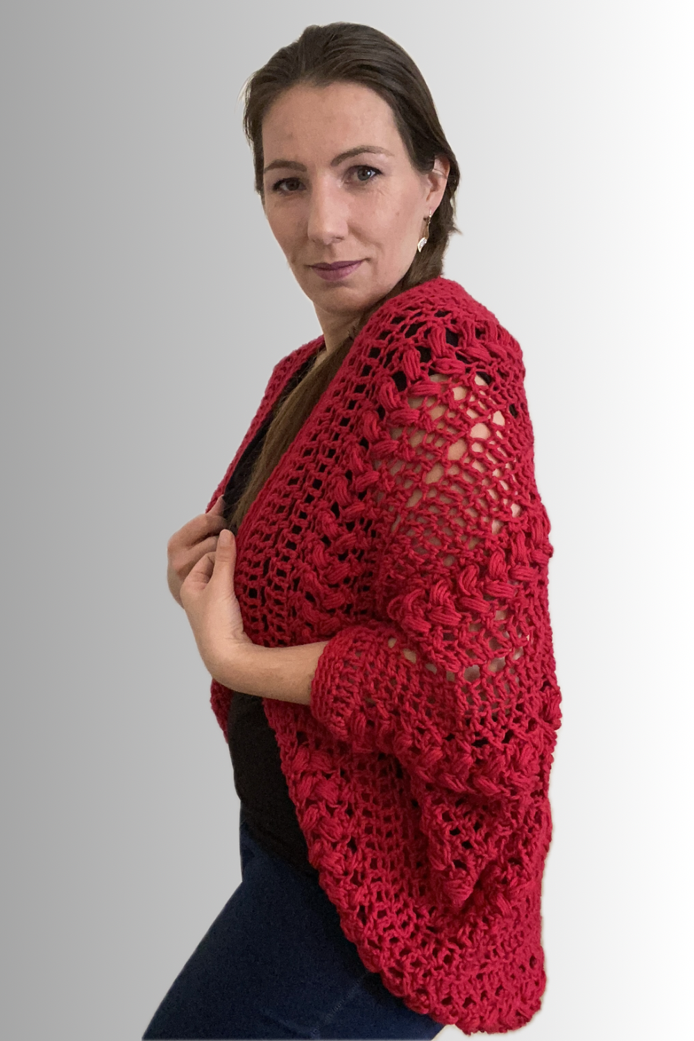 COTTON SHRUG OVERSIZED CARDIGAN