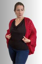 COTTON SHRUG OVERSIZED CARDIGAN