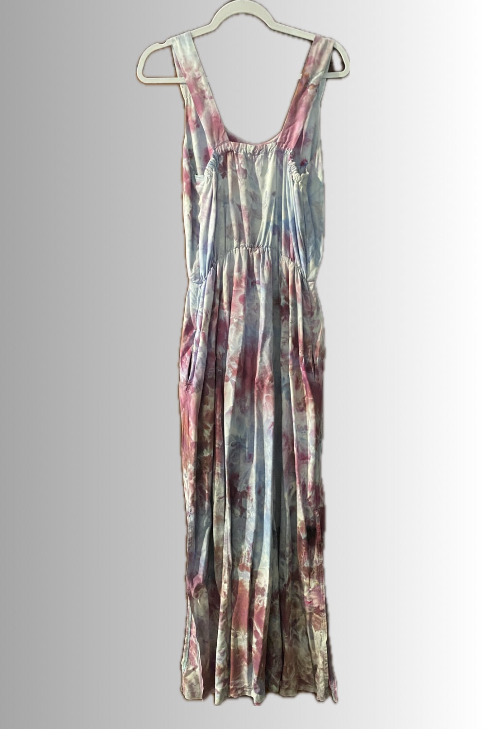HYDRANGEA MAXI SUMMER DRESS 100% RAYON DRESS