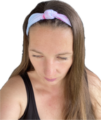 YOGA COLLECTION SIMPLE KNOTTED HEADBAND PLUM BLOSSOM