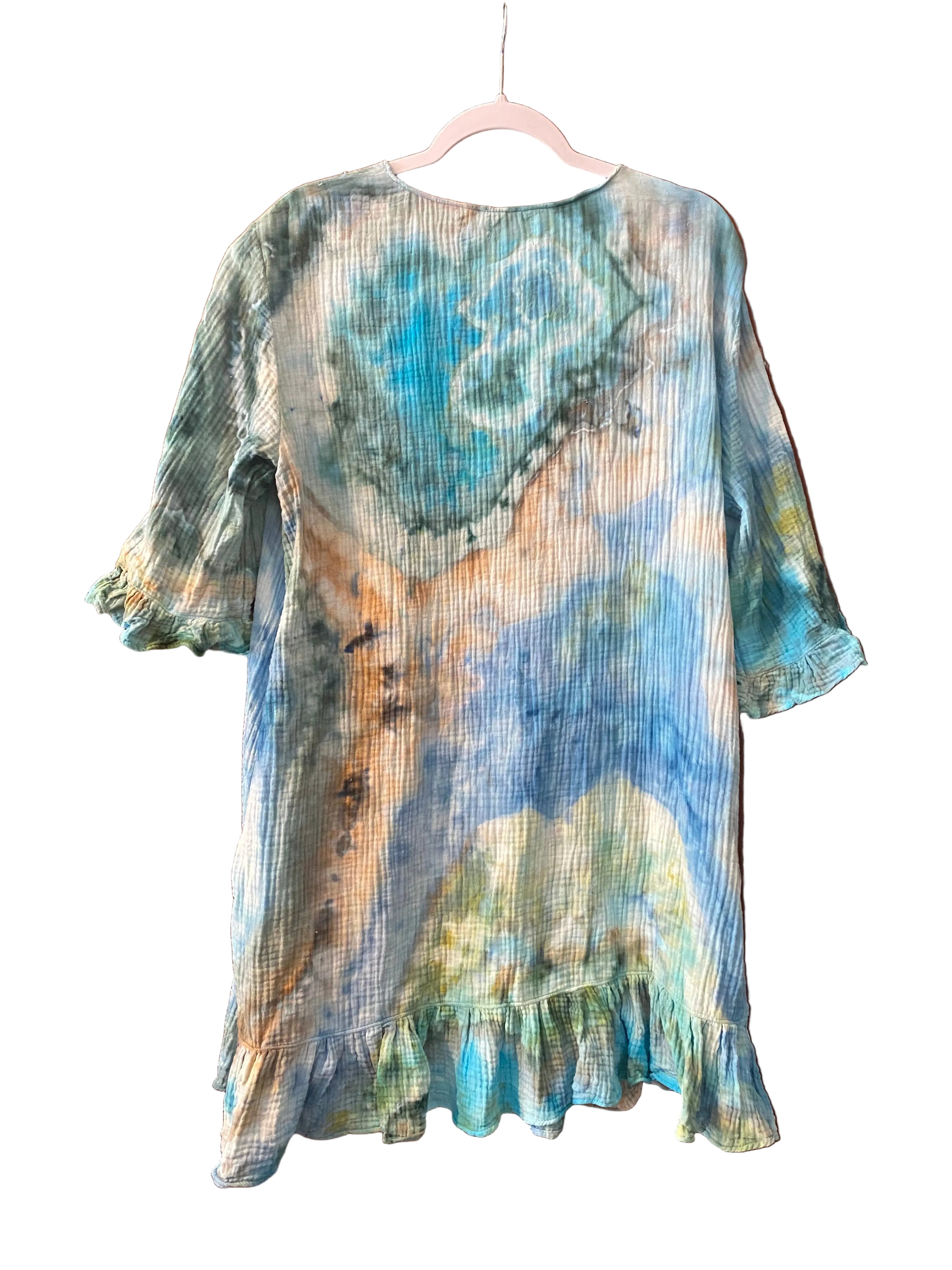 Sea Glass Dreams Cotton Gauze Dress