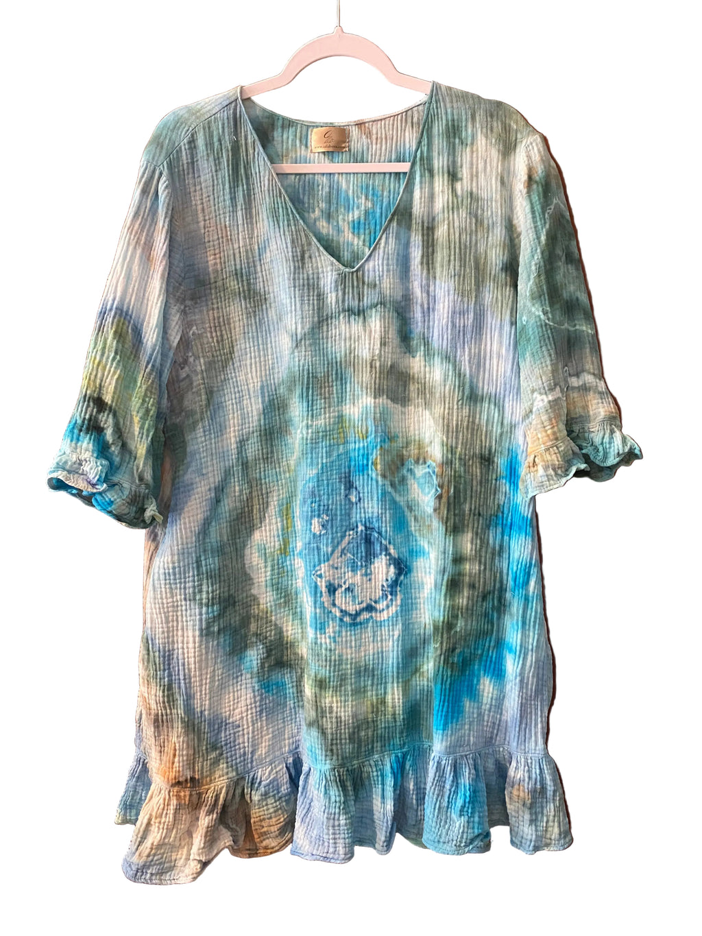 Sea Glass Dreams Cotton Gauze Dress