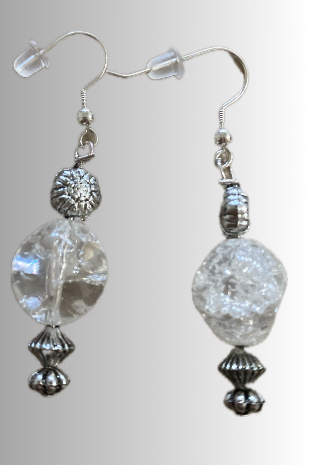 GLASS DROP EARRINGS