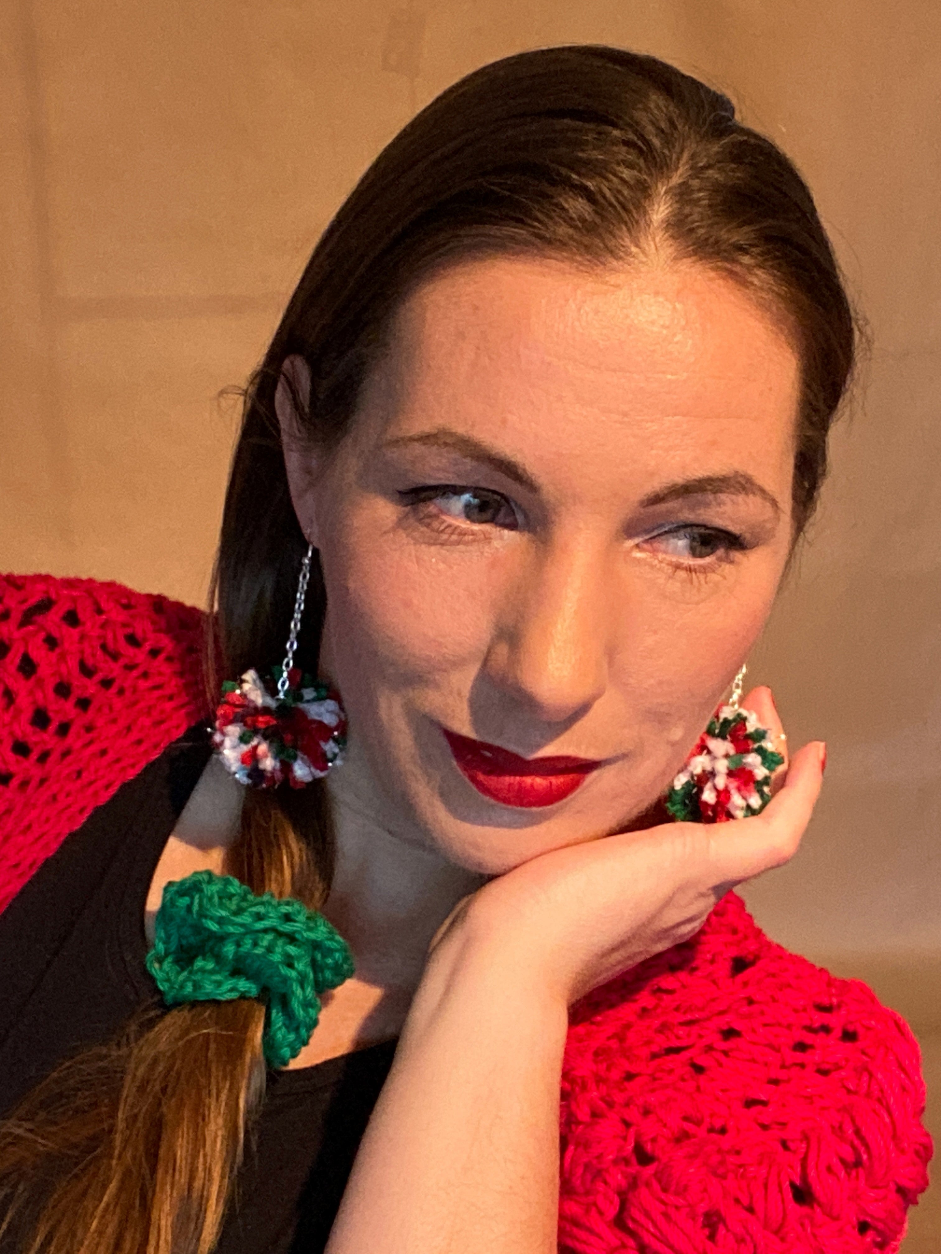 POM-POM CHRISTMAS HOLIDAY GIFTING COLLECTION EARRINGS