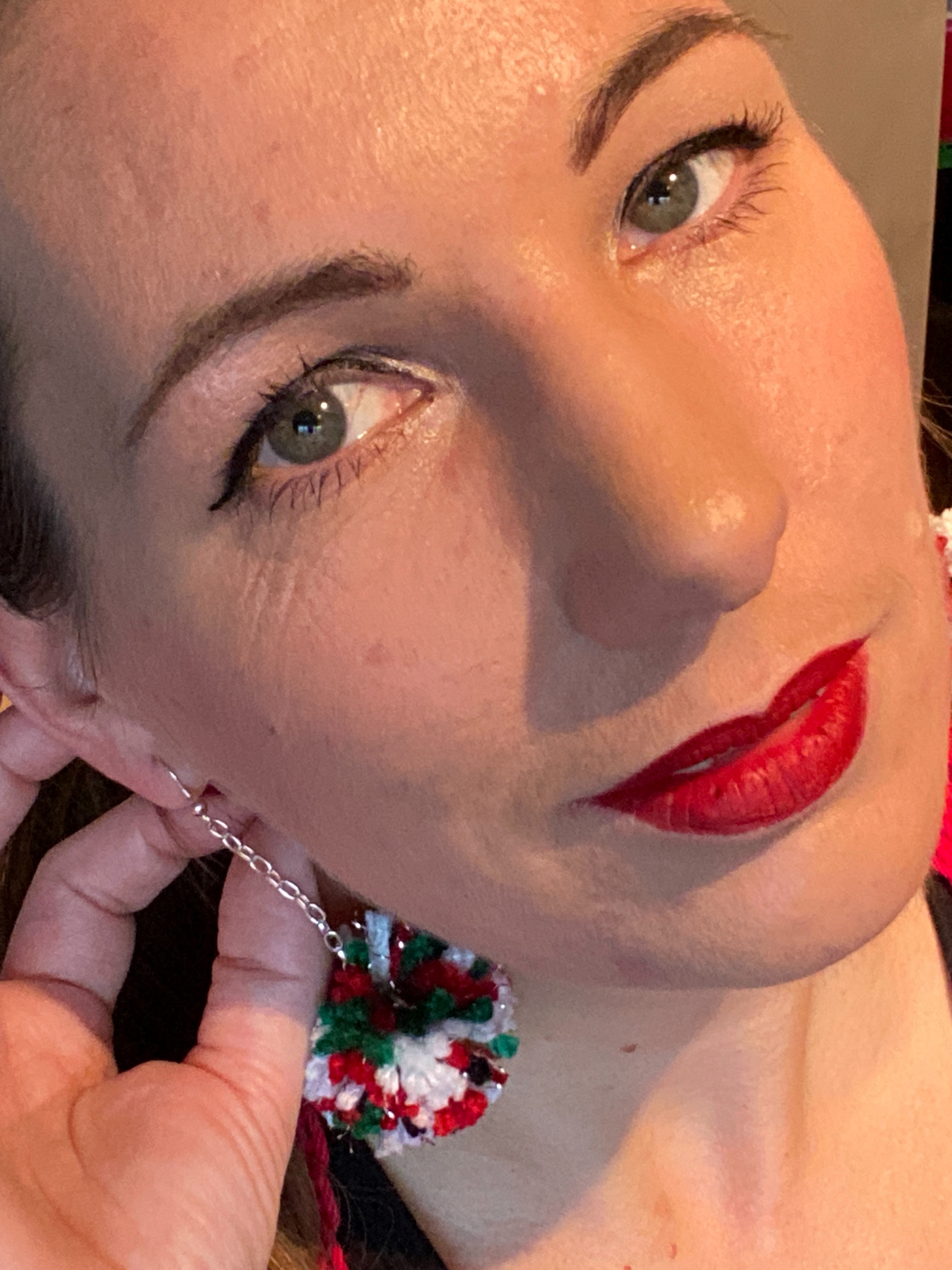 POM-POM CHRISTMAS HOLIDAY GIFTING COLLECTION EARRINGS