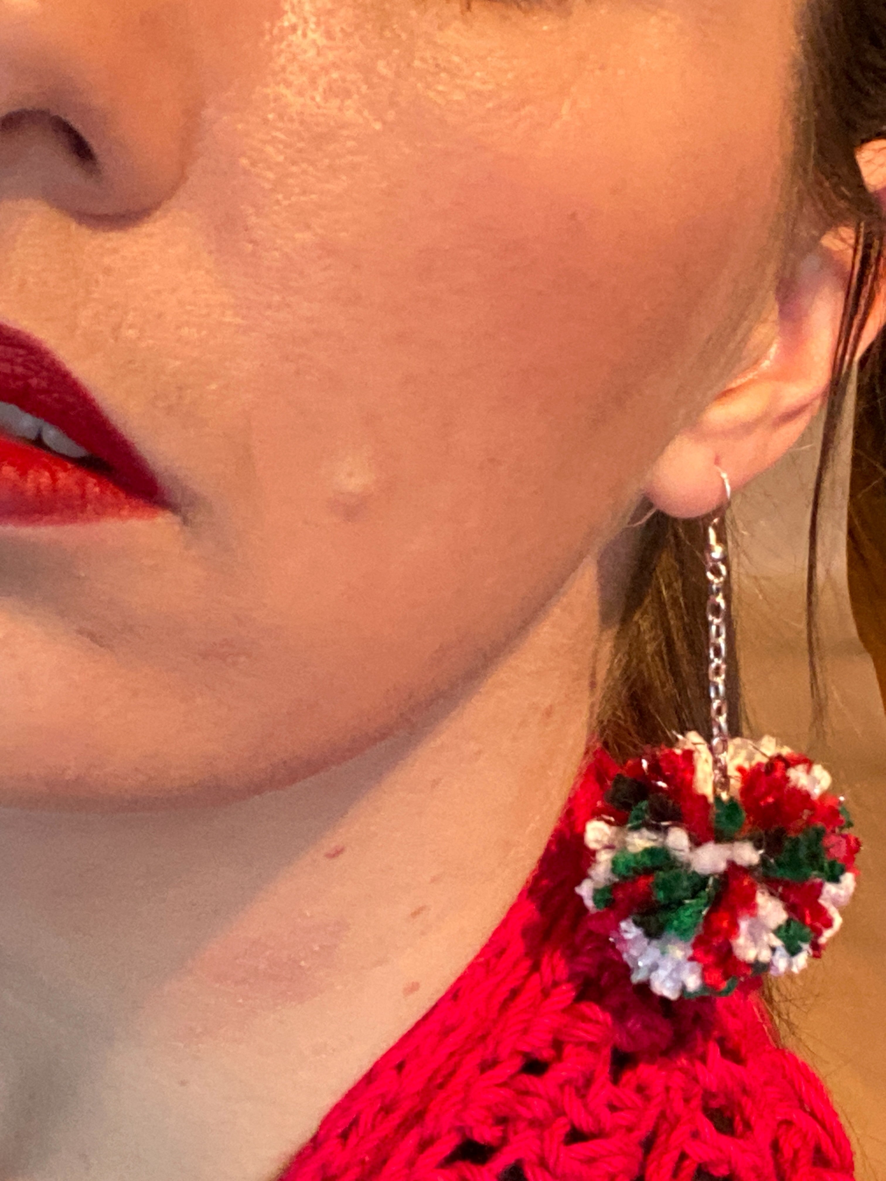 POM-POM CHRISTMAS HOLIDAY GIFTING COLLECTION EARRINGS