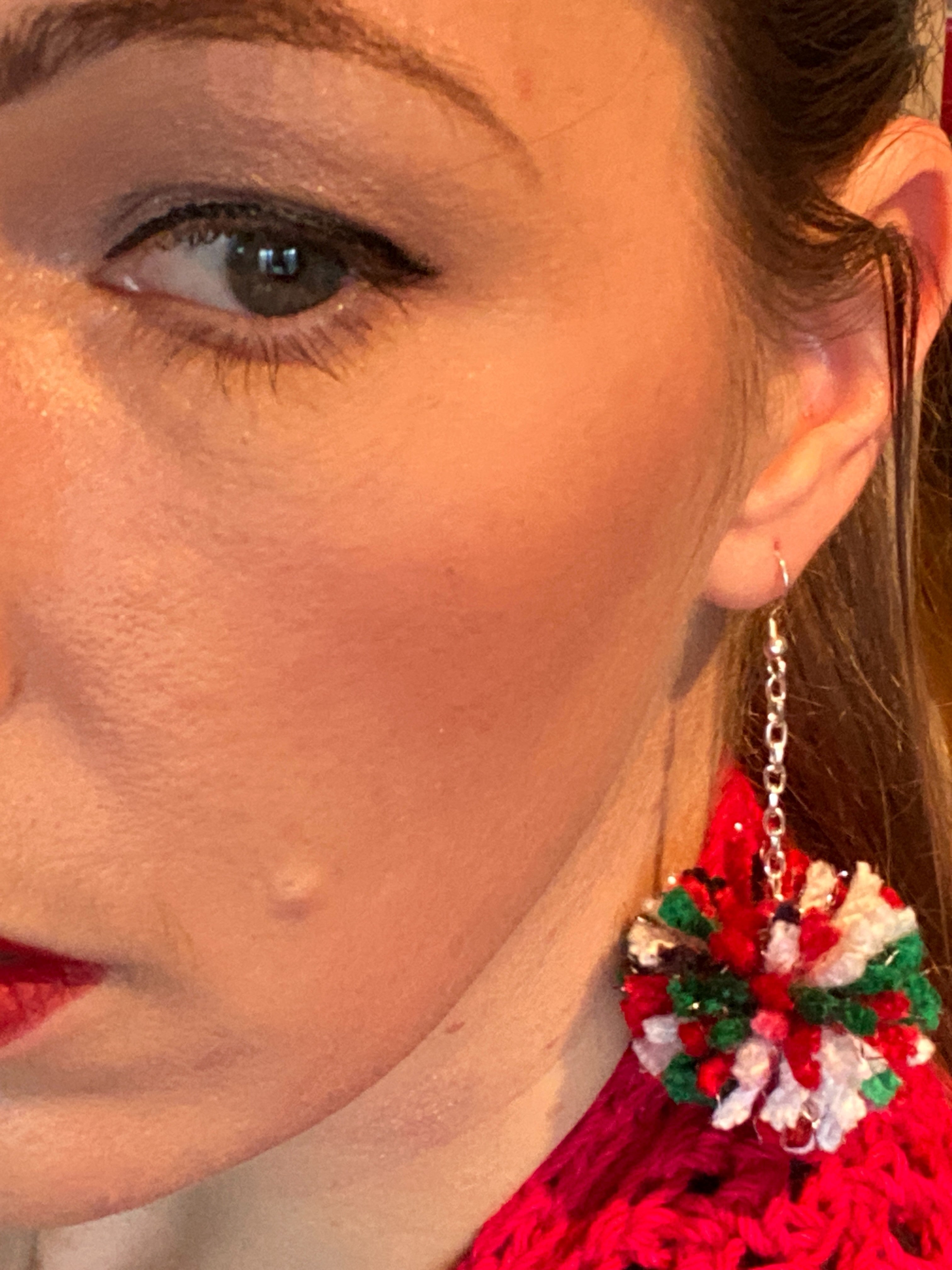 POM-POM CHRISTMAS HOLIDAY GIFTING COLLECTION EARRINGS