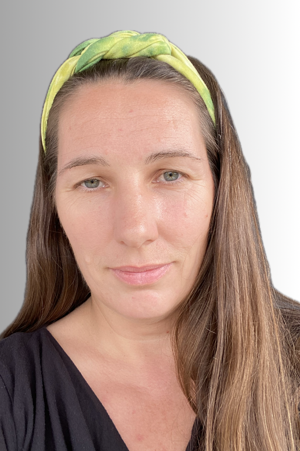 YOGA COLLECTION BRAIDED HEADBAND AVOCADO
