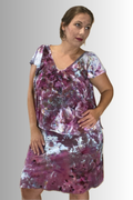 HIGH ELASTIC WAISTED TRUMPET RAYON MIDI SKIRT