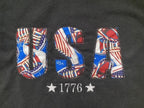 WALK USA BLACK COTTON T-SHIRT