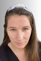 YOGA COLLECTION BRAIDED HEADBAND GREY MIST