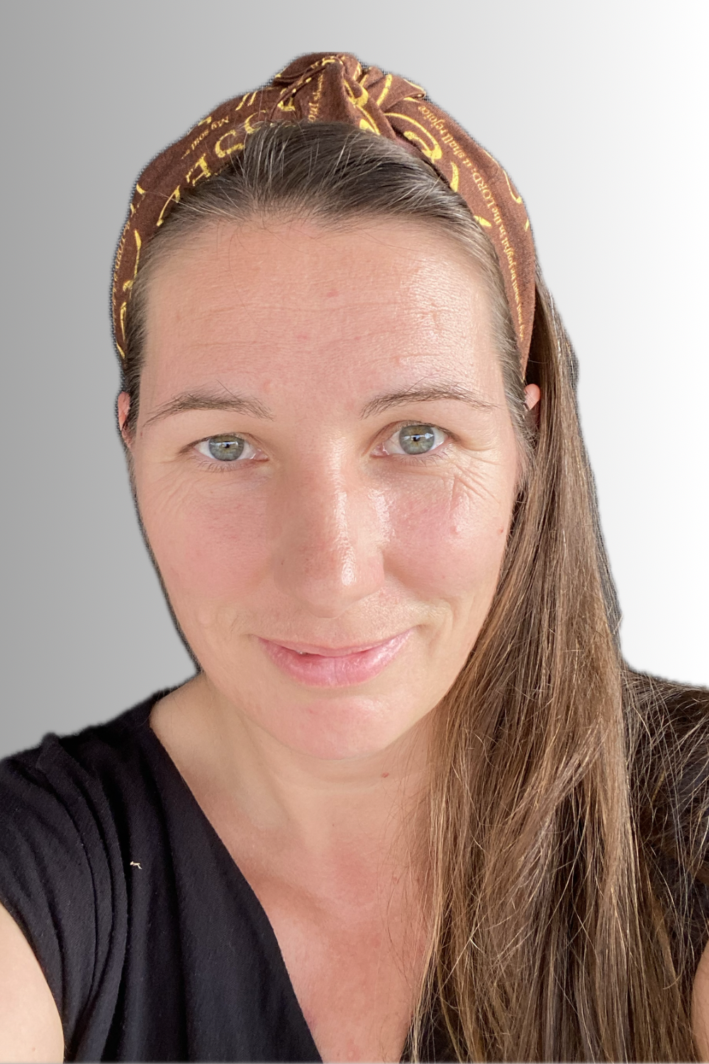 FAITH COLLECTION KNOTTED HEADBAND BROWN