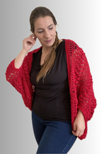 COTTON SHRUG OVERSIZED CARDIGAN