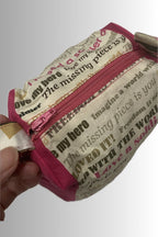 ZIPPERED MAKE-UP POUCH