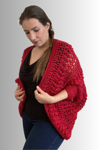 COTTON SHRUG OVERSIZED CARDIGAN