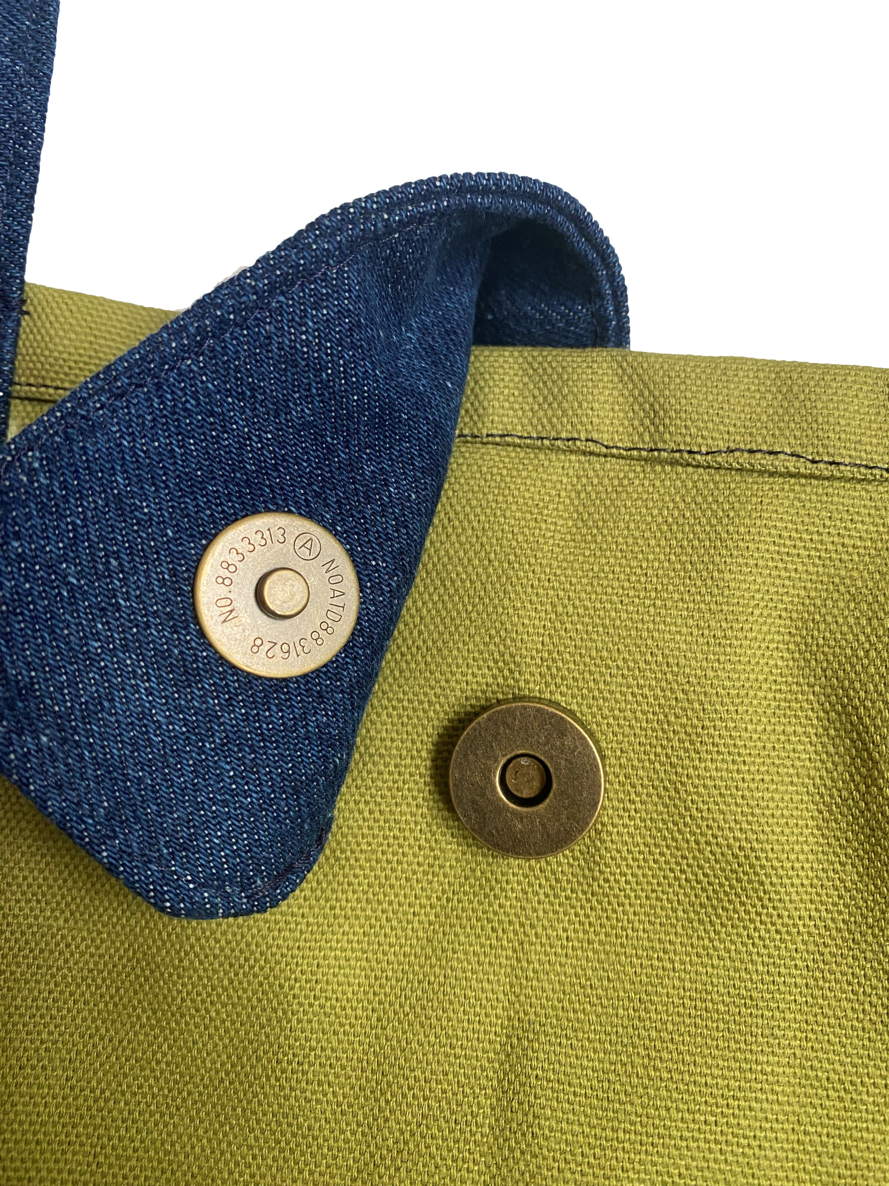 FLOWER JEANS OPEN TOP HANDBAG