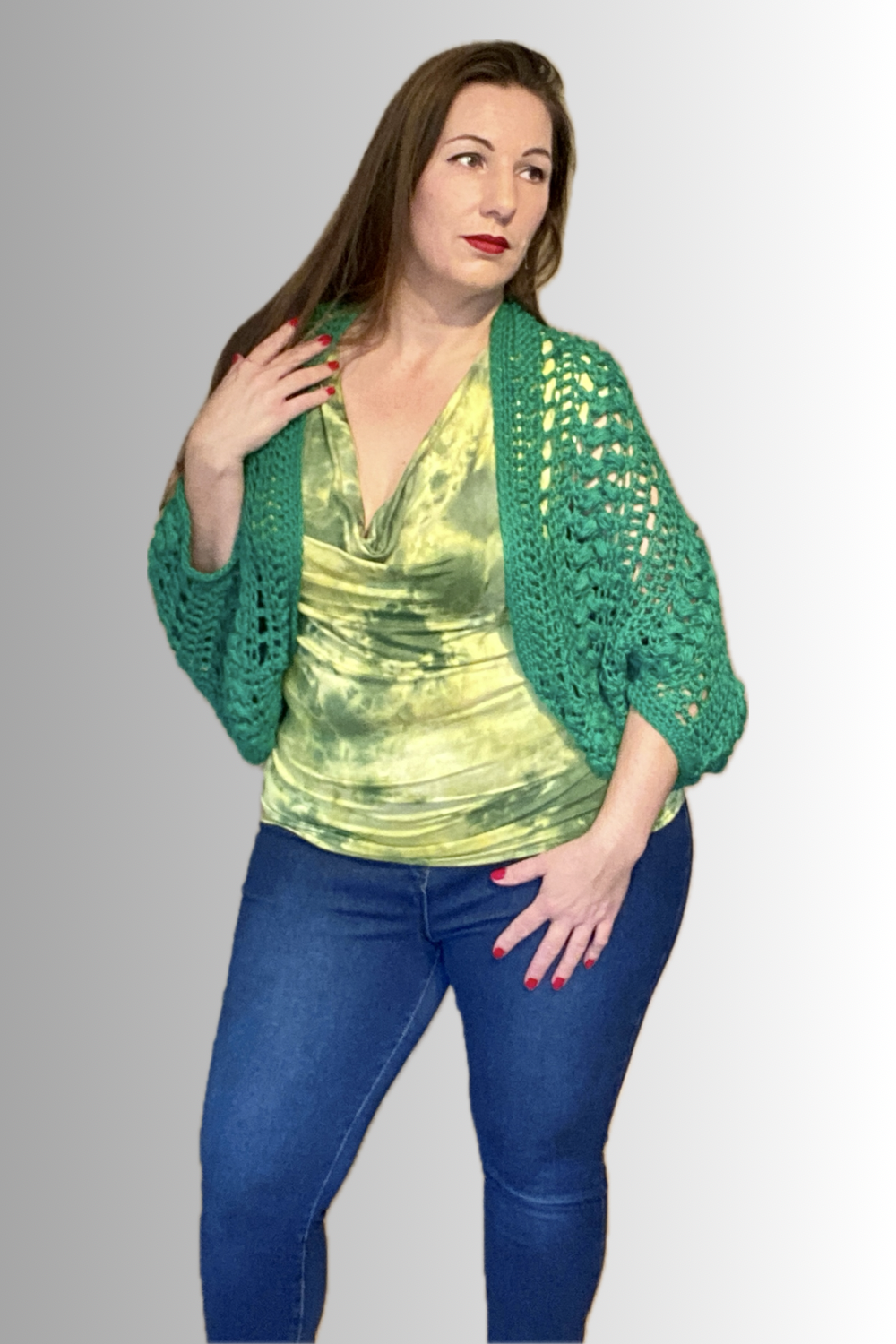 COTTON SHRUG OVERSIZED CARDIGAN