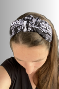 FAITH COLLECTION KNOTTED HEADBAND BLACK