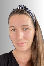 FAITH COLLECTION KNOTTED HEADBAND BLACK