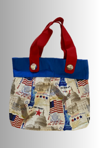 PATRIOTIC USA OPEN TOP HANDBAG