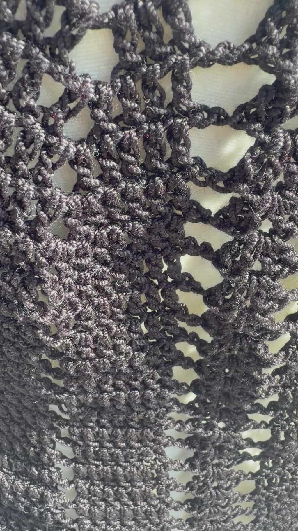 Raven Romance Crochet Top