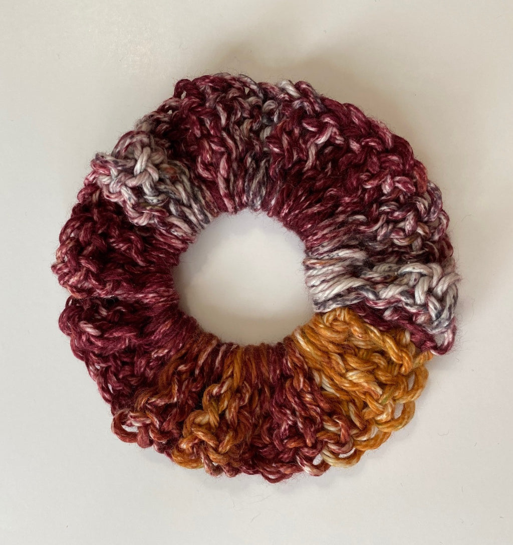 SCRUNCHIE CROCHET HANDMADE FALL COLLECTION