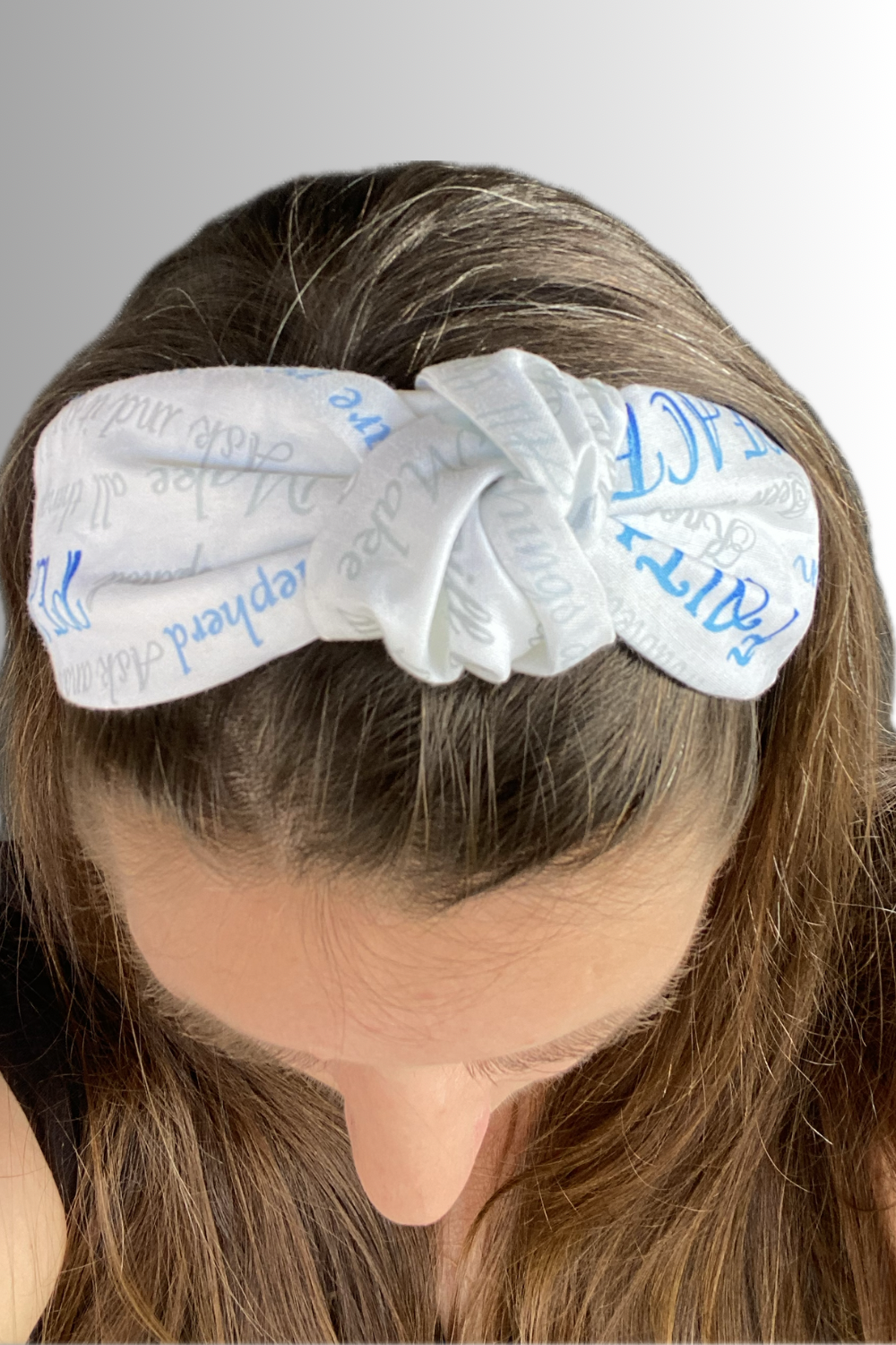 FAITH COLLECTION KNOTTED HEADBAND WHITE